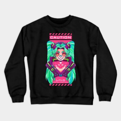 Rebecca Crewneck Sweatshirt Official Cyberpunk Edgerunners Merch