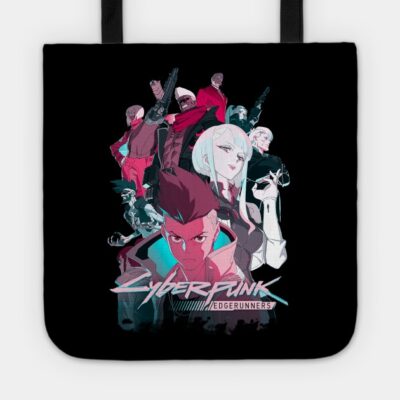 David Lucy All Characters Tote Official Cyberpunk Edgerunners Merch