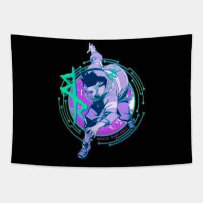 David Cyberpunk Edgerunners C Tapestry Official Cyberpunk Edgerunners Merch