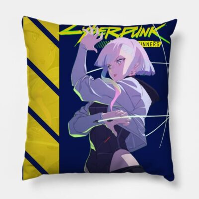 Lucy Cyberpunk Edgerunners Throw Pillow Official Cyberpunk Edgerunners Merch