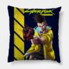 David Cyberpunk Edgerunners Throw Pillow Official Cyberpunk Edgerunners Merch