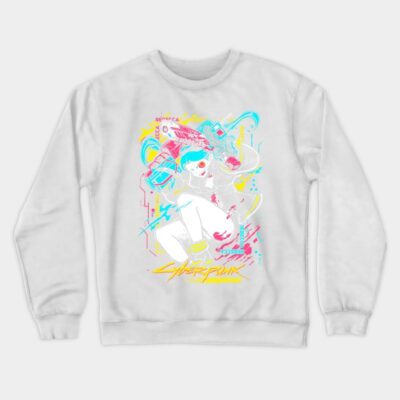 Rebecca Crewneck Sweatshirt Official Cyberpunk Edgerunners Merch