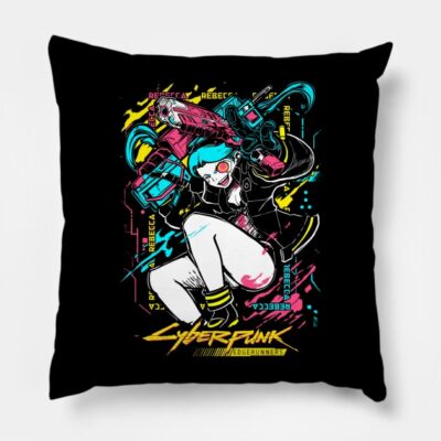 Rebecca Throw Pillow Official Cyberpunk Edgerunners Merch