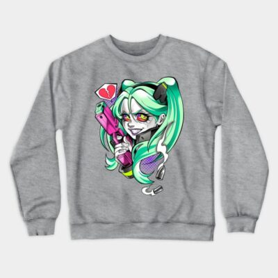 Rebecca Crewneck Sweatshirt Official Cyberpunk Edgerunners Merch