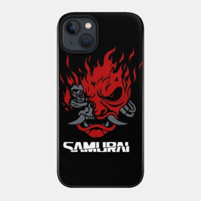 Cyberpunk Samurai Logo Phone Case Official Cyberpunk Edgerunners Merch