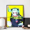 Anime C Cyberpunk E Edgerunners Poster No Framed Kraft Club Bar Paper Vintage Poster Wall Art 11 - Cyberpunk Edgerunners Merch