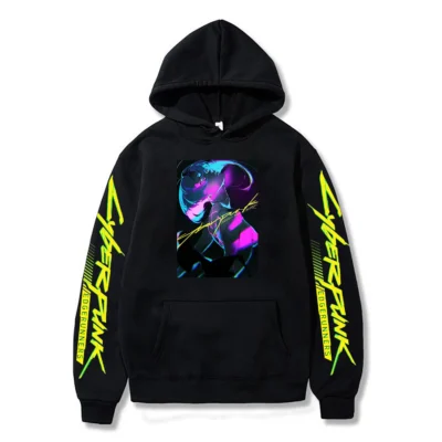 Cyberpunk Edgerunner Lucy Hoodies Anime Autumn Winter Manga Printed Y2k Korean Style Fashion Trend Men Women - Cyberpunk Edgerunners Merch