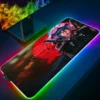 Large RGB Mouse Pad XXL Gaming Mousepad LED Mausepad Gamer Cyberpunks Mouse Carpet Big Mouse Mat 10 - Cyberpunk Edgerunners Merch