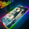 Large RGB Mouse Pad XXL Gaming Mousepad LED Mausepad Gamer Cyberpunks Mouse Carpet Big Mouse Mat 16 - Cyberpunk Edgerunners Merch