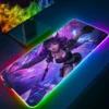 Large RGB Mouse Pad XXL Gaming Mousepad LED Mausepad Gamer Cyberpunks Mouse Carpet Big Mouse Mat 3 - Cyberpunk Edgerunners Merch