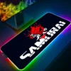 Large RGB Mouse Pad XXL Gaming Mousepad LED Mausepad Gamer Cyberpunks Mouse Carpet Big Mouse Mat 6 - Cyberpunk Edgerunners Merch