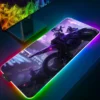 Large RGB Mouse Pad XXL Gaming Mousepad LED Mausepad Gamer Cyberpunks Mouse Carpet Big Mouse Mat 9 - Cyberpunk Edgerunners Merch