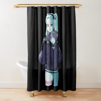 urshower curtain closedsquare1000x1000.1 32 - Cyberpunk Edgerunners Merch